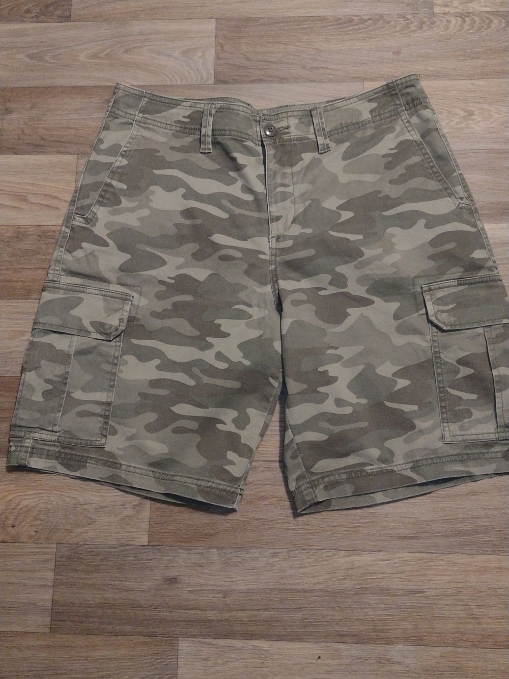 Men's Camo Cargo Shorts in Olive Camo - Classic Utility Style